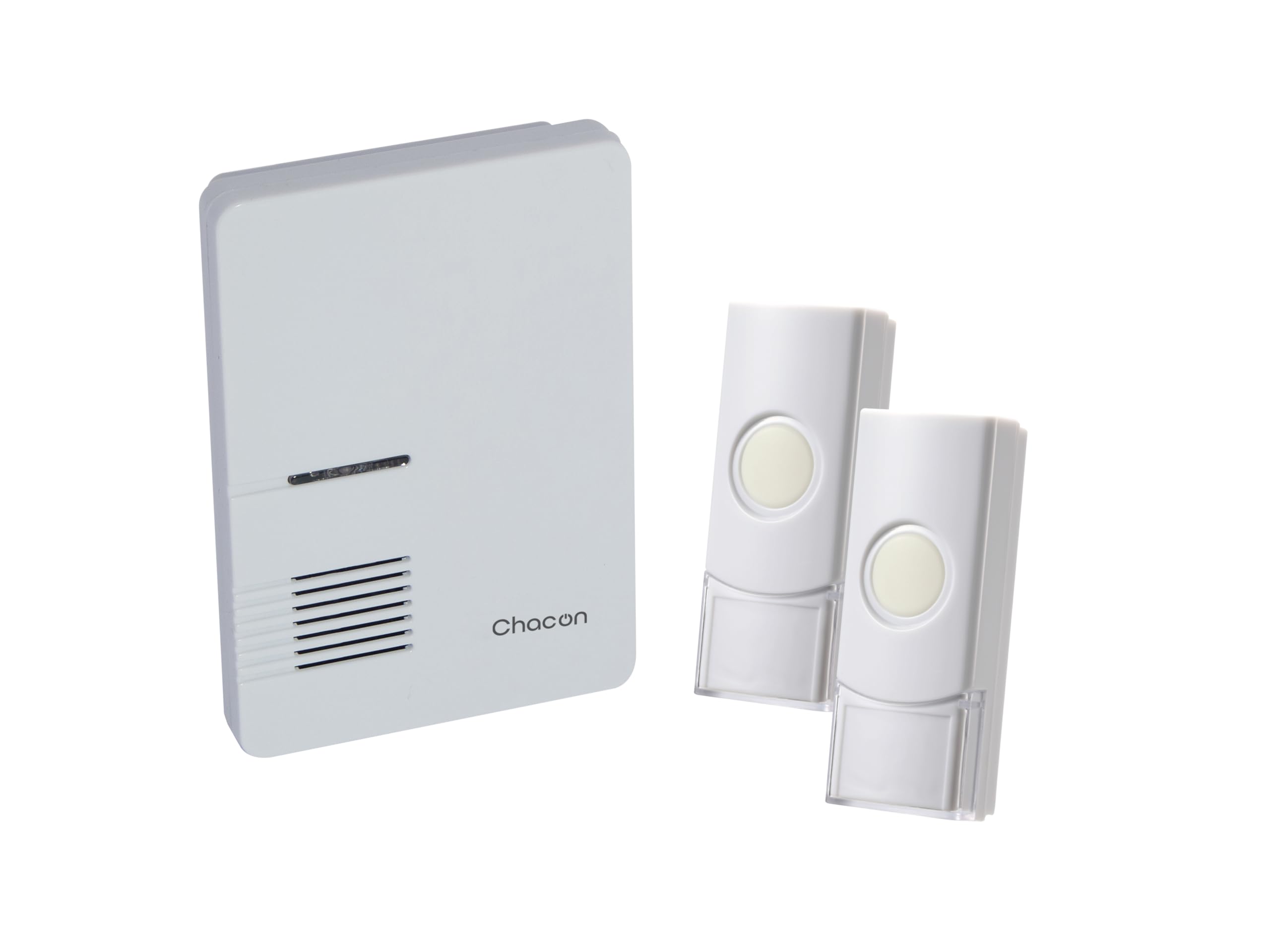 Chacon 84155 Wireless Doorbell with 2 Buttons Pestles
