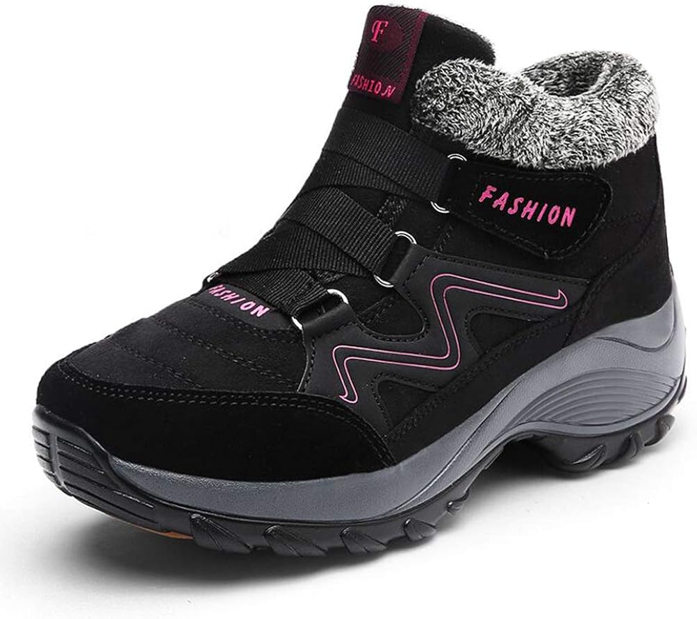 Winter Schuhe Für Frauen Plüsch Gefüttert Warme Lässige Turnschuhe Flache Ferse Mode