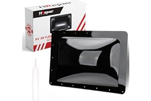 HRepair SL1422 RV Skylight Replacement,18" x 26" Camper Skylight fits Standard 14" x 22" Openings 16" x 26" Overall,RV Shower Bathroom Skylight Cover - SL1422DS(Dark Smoke)