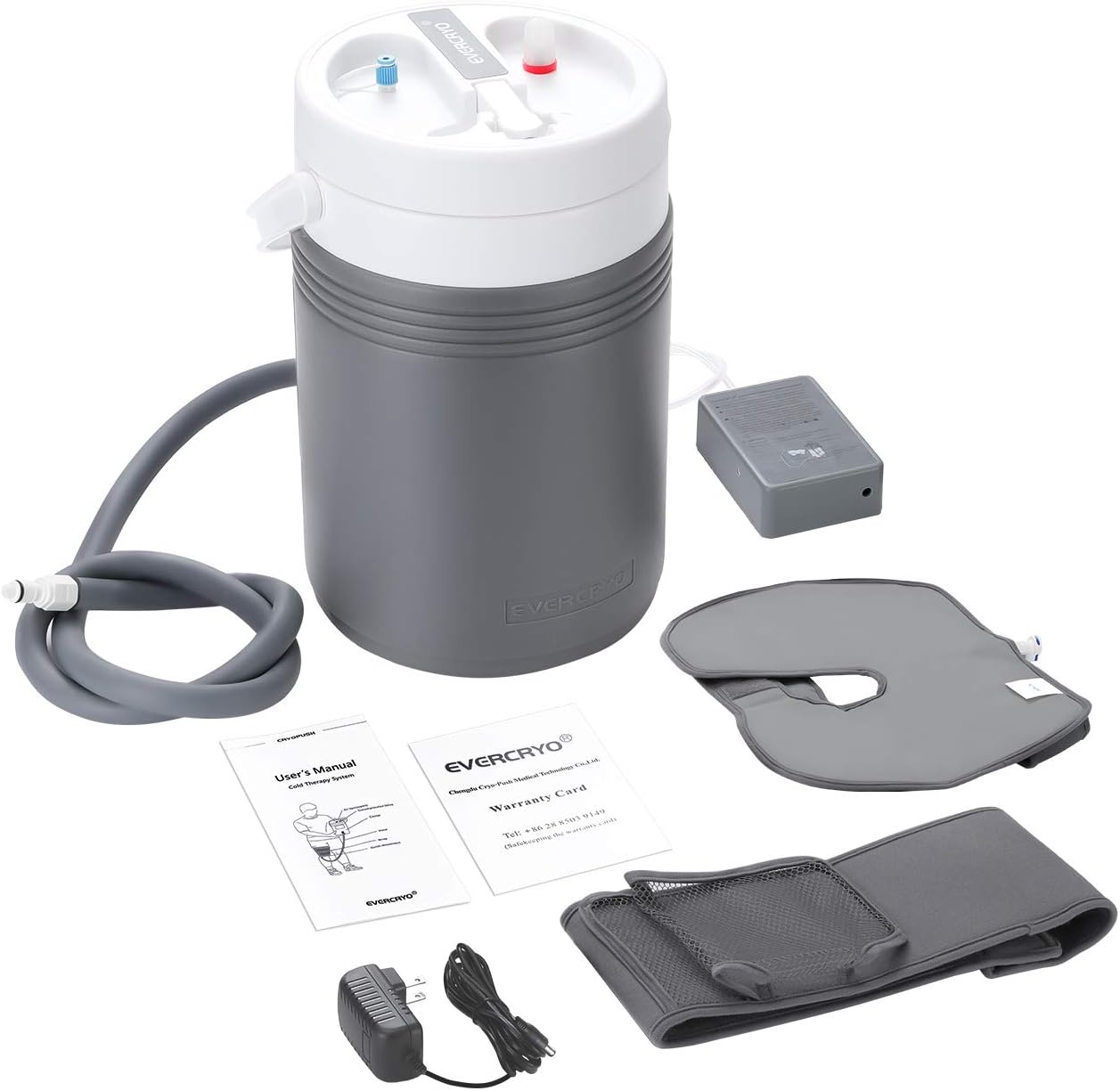 EVERCRYO Cold Therapy Machine System with Large Knee Pad