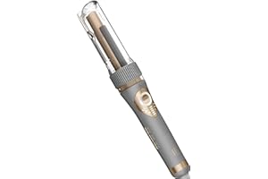 INFINITI PRO CONAIR Curl Secret Automatic Curling Iron, ¾-inch Curling Iron Barrel, Automatic Hair Curler for All Hair Types and Lengths, Dual Voltage for Worldwide Travel, Gray/Gold