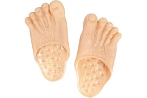 Cebollast Feet Shoes Funny Slipper,Bigfoot Costume Caveman Slippers Accessories For Man And Women,Skin Colour