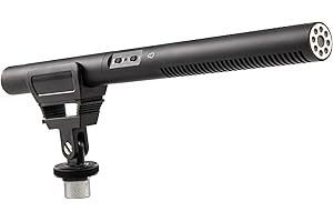 LyxPro CMG-50 Condenser Shotgun Microphone, Battery or Phantom Power for Professional Film, Video DSLR Camera Camcorder Telev