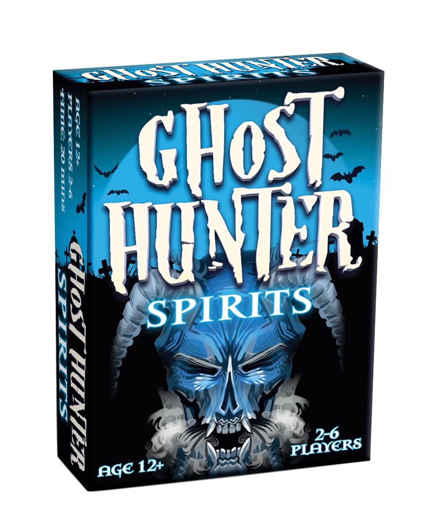 Cheatwell Games Ghost Hunter Spirits Card Game - Ghost Hunter Expandable Card Game Spirits, Designed For 2-6 players, ages 12+