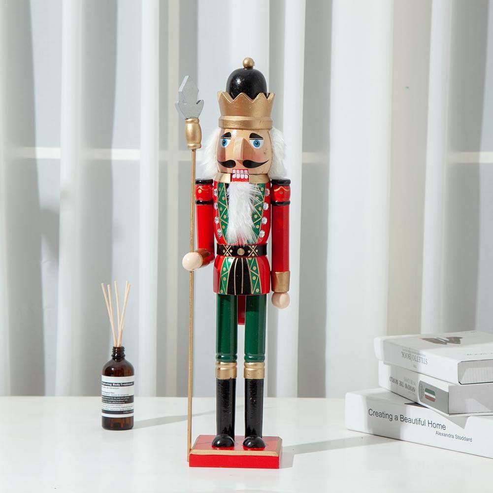 Weihnachten Nussknacker 50 Cm 38 Cm Holz Nussknacker Konig Soldat Holz Kinderzimmer Dekoration Ornament Figur Display Set Fur Weihnachtsschmuck Nussknacker Militaruniform