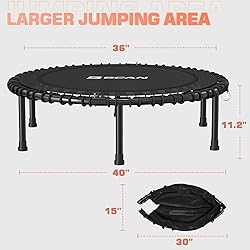 BCAN 40" Adult Fitness Trampoline with Durable