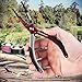 STRIKEBAIT Fishing Plier - Cuts Any Fishing Line Including Heavy Braid Lines - Rustproof Saltwater Split Ring Pliers - Can Also Use As A Fish Hook Remover - Includes Bonus Sheath and Lanyard