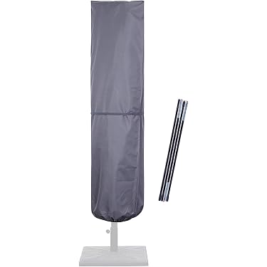 9' patio umbrella frame Wood Crank Lift Tilting 9 Foot Patio Umbrella Frame and Pole by World Market