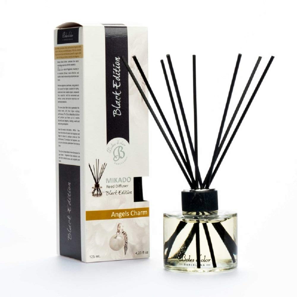 Mikado Black Edition Reed Diffuser Angels Charm 125ml Amazon.co.uk