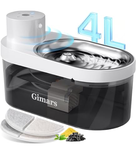 Smartoo 152oz/4.5L Wireless Cat Water Fountain - Stainless Steel, Battery & Motion Sensor, Ultra Quiet