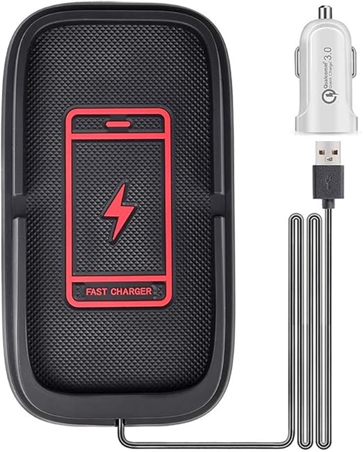 Amazon Com Je Make It Simple Wireless Charger Car Charging Pad 15w Fast Qi Auto Wireless Charging Pad Compatible With Iphone 12 12 Pro 12 Mini 12 Pro Max Se Iphone11 Pro Max Tesla Model 3