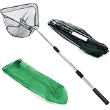 SHIGUANG Premium Aluminum Fishing Landing Net and Fish Collection Bag Set for Fishing and Keeping Fish Fresh, Outdoor Seafood