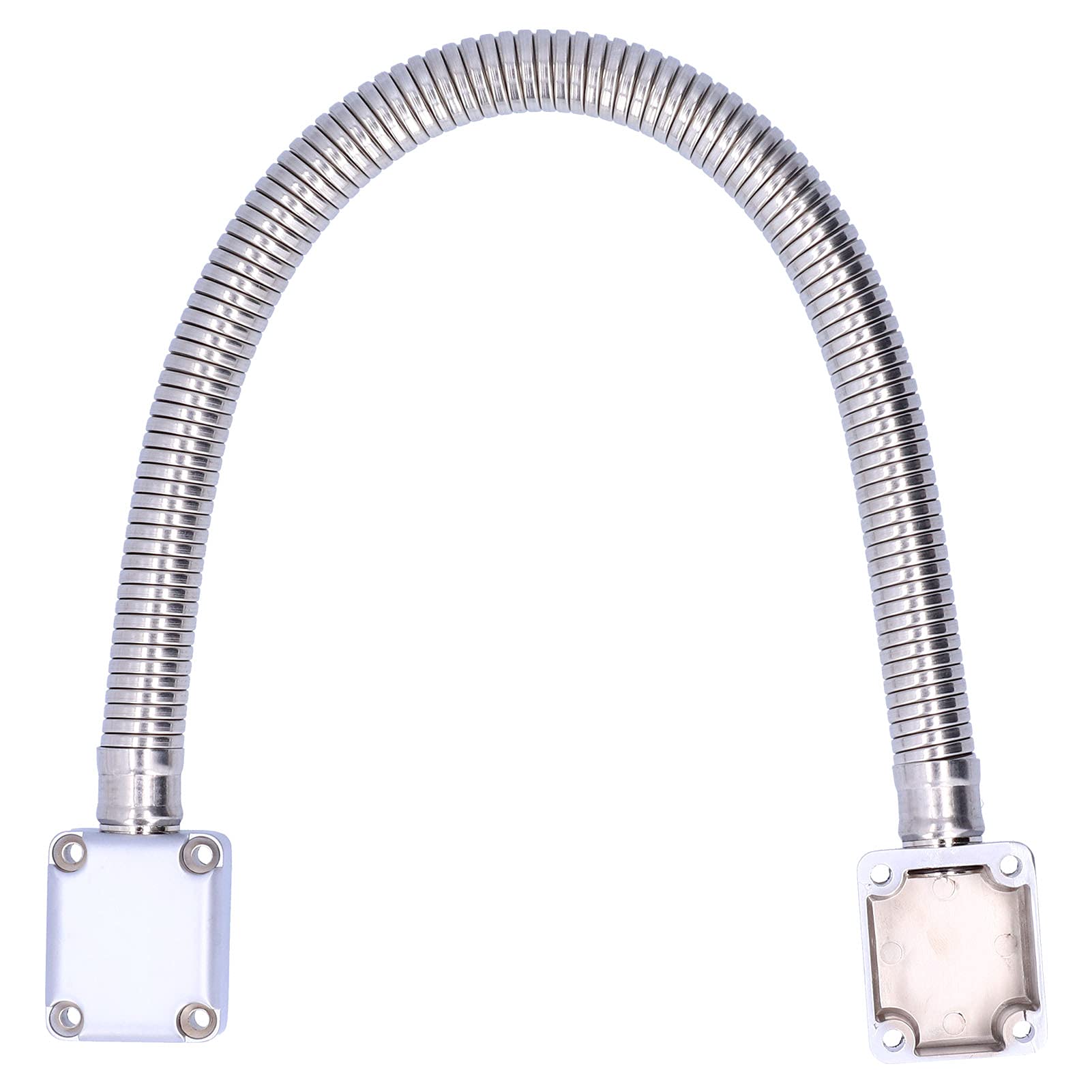 Door Cable Protector, Stainless Steel Door Loop Cable Protector Exposed Mount Wire Protective Tube for Access Control System