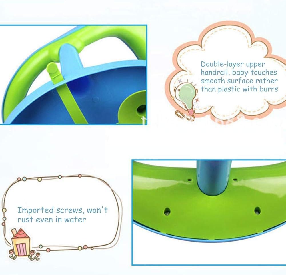 QAHEART Foldable Baby Bath Seat，Baby Bathtub Seat for Sit-Up Bathing with Backrest Support and Suction Cups，Safety Anti Slip Baby Chair Seat Practice Sitting/Eating Seat: Home & Kitchen