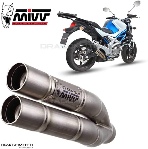 Amazon.fr GLADIUS Exhaust MIVV Double Gun 20092015 Titane Homologué
