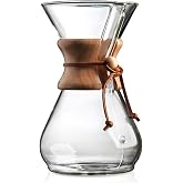 Chemex Pour-Over Glass Coffeemaker - Classic Series - 10-Cup - Exclusive Packaging