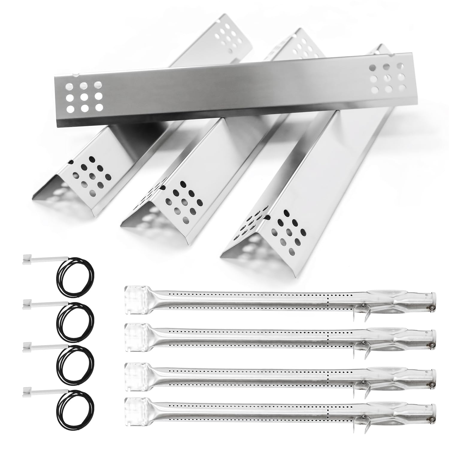 Photo 1 of Grill Replacement Parts for Monument 4-Burner 24367,35633,17842, 24633,41847NG Gas Grill, Burner Tube, Heat Plate Tent, Igniter for Kitchen aid 720-0954, Monument 6 Burner 77352 77352MB 77352-MB