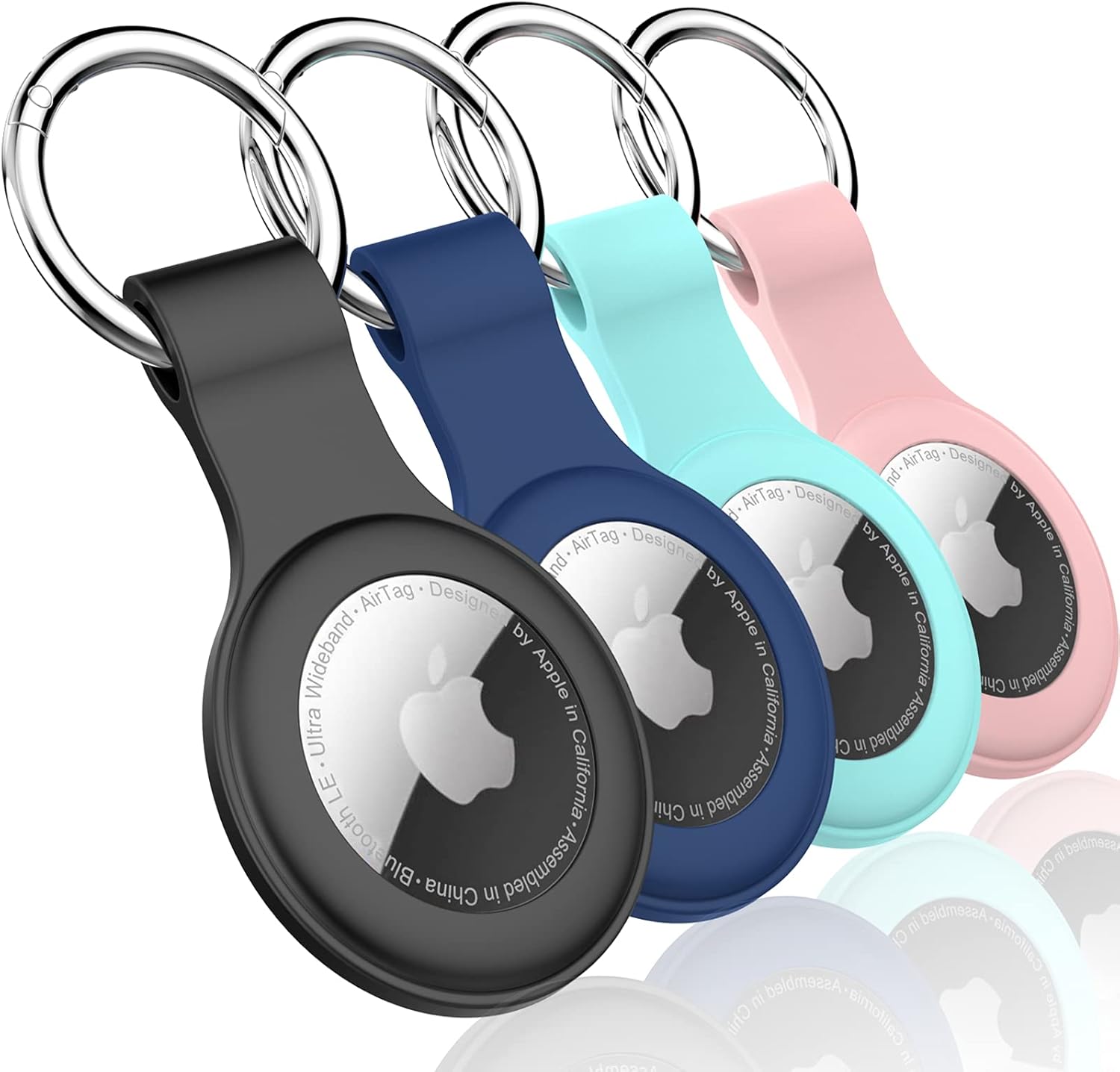 AKEMOTI [4 Pack] Protective Case for AirTag Phone Finder