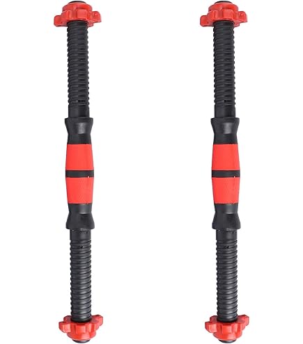 Buripes Paire D'haltères Filetés En Caoutchouc/chromés De 2,5