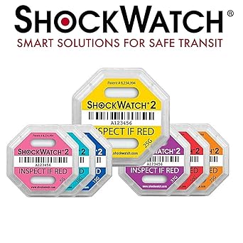 Shockwatch Shock Sensor Stickers Shockwatch Label Material Handling Impact Indicator Shockwatch2 Shockwatch Indicator Shockwatch 5g To 70g Pack Of 15g Amazon In Industrial Scientific
