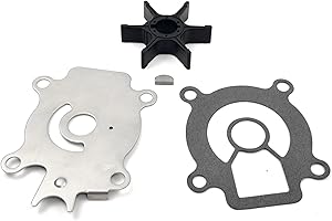 MARKGOO 17400-95351 Water Pump Impeller Repair Kit for Suzuki Outboard 2 Stroke 75 85 HP DT75 DT85 Boat Motor Engine Rebuild Parts Replacement 17400-95550 17400-95350 Sierra Marine 18-3244