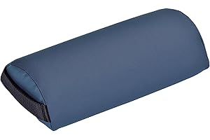 EARTHLITE Neck Pillow – Durable Massage Bolster, 100% PU Upholstery incl. Strap Handle/Professional Quality/Back Pain Relief, Mystic Blue