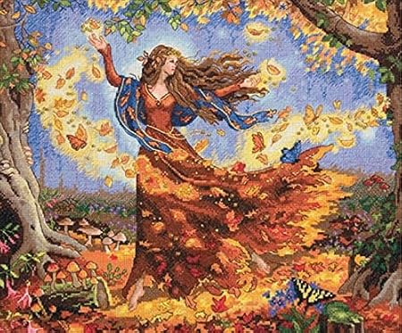 Dimensions Advanced Counted Cross Stitch Kit, Fall Fairy ...