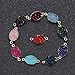 Forise 10pcs New Fashion Faux Druzy Quartz Jewelry Connector Oval Resin Stone Fit for Charms Jewelry Bracelet Accessories (Oval)