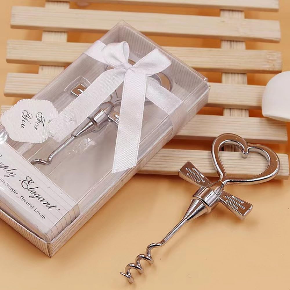 Corkscrew, Stainless Steel Bottle Opener for Weddings and Parties
