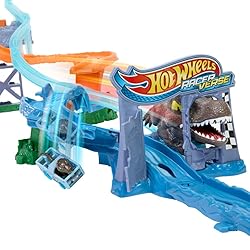 Hot Wheels Toy Car Track Set, RacerVerse Jurassic