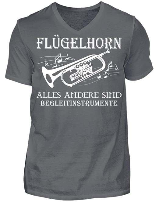 Flügelhorn Shirt Musiker Blasmusik Musik Musikinstrument Musikverein Hobby Lustig Spruch Pulli Jacke Hoodie T Shirt Geschenk