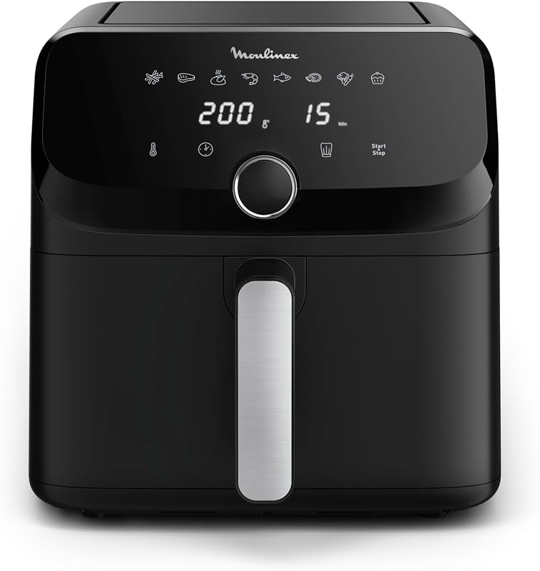 Easy Fry Mega, Friggitrice ad Aria 7,5L, Nero, EZ8558
