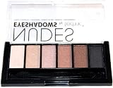 Technic Nudes Eyeshadow Palette - 6 Pigmented Natural Shimmer Shades 7.2g view 3