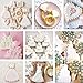 BAKHUK 8pcs Wedding Cookie Cutter Set - 2 Hearts, 2 Wedding Cakes, 2 Wedding Dresses, 1 Diamond Ring, 1 Bouquet, Stainless Steel