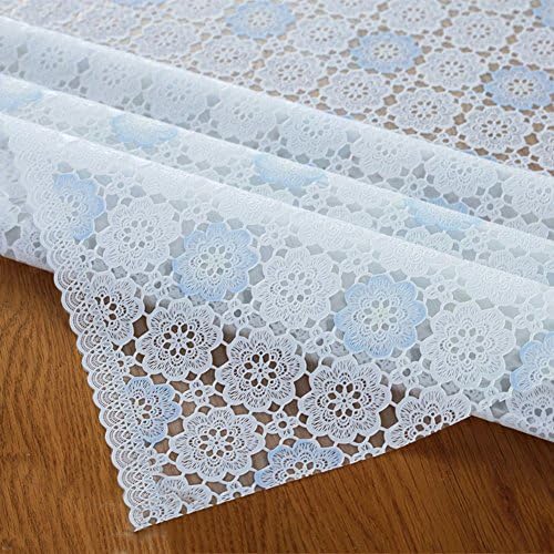 Waterproof Pvc table cloth,[dining table] Table cloth Living room Tea table Plastic Anti-scalding Oil-proof Disposable Oblong table cloth-J 80x138cm(31x54inch)