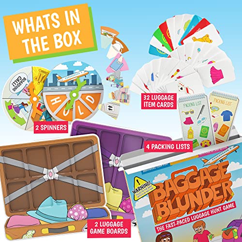 Board Game for Kids 46 Baggage Blunder Find Your Missing Items