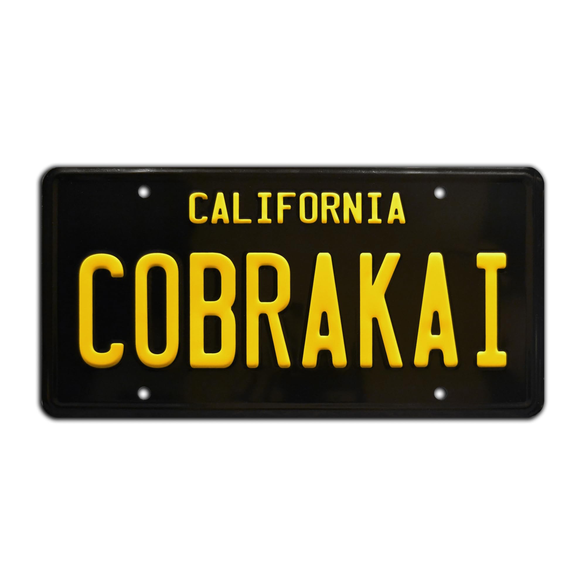 Celebrity Machines Cobra Kai | Season 2 | Metal Stamped License Plate