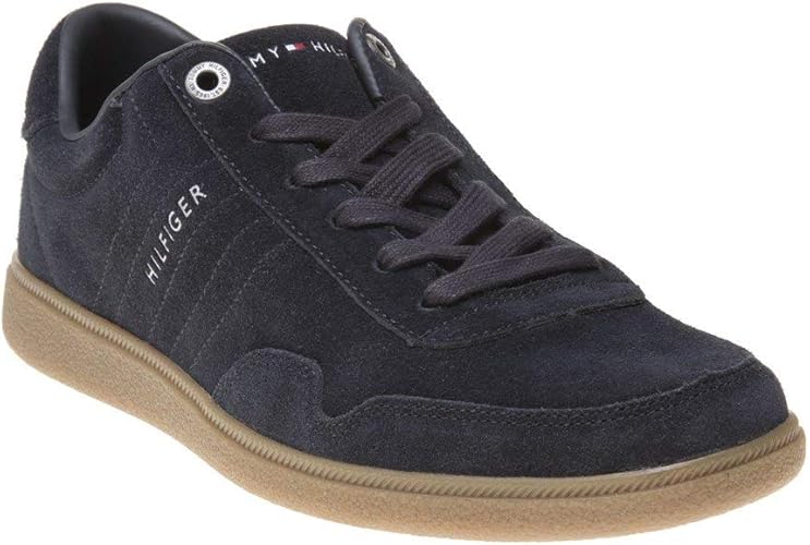 tommy hilfiger fashion suede cupsole
