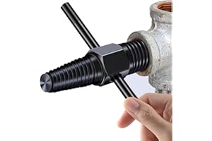 AIMUYAN Screw Extractor-Damaged Water Pipe Removal Tool With 1/2 Inch and 3/4 Inch Valve Faucet,Easy Out Stripped Screw Damaged Bolt Extractor Removal Tool for Damaged Screw