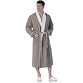 Plush Necessities Luxury Spa Robe - Microfiber with Cotton Terry Lining