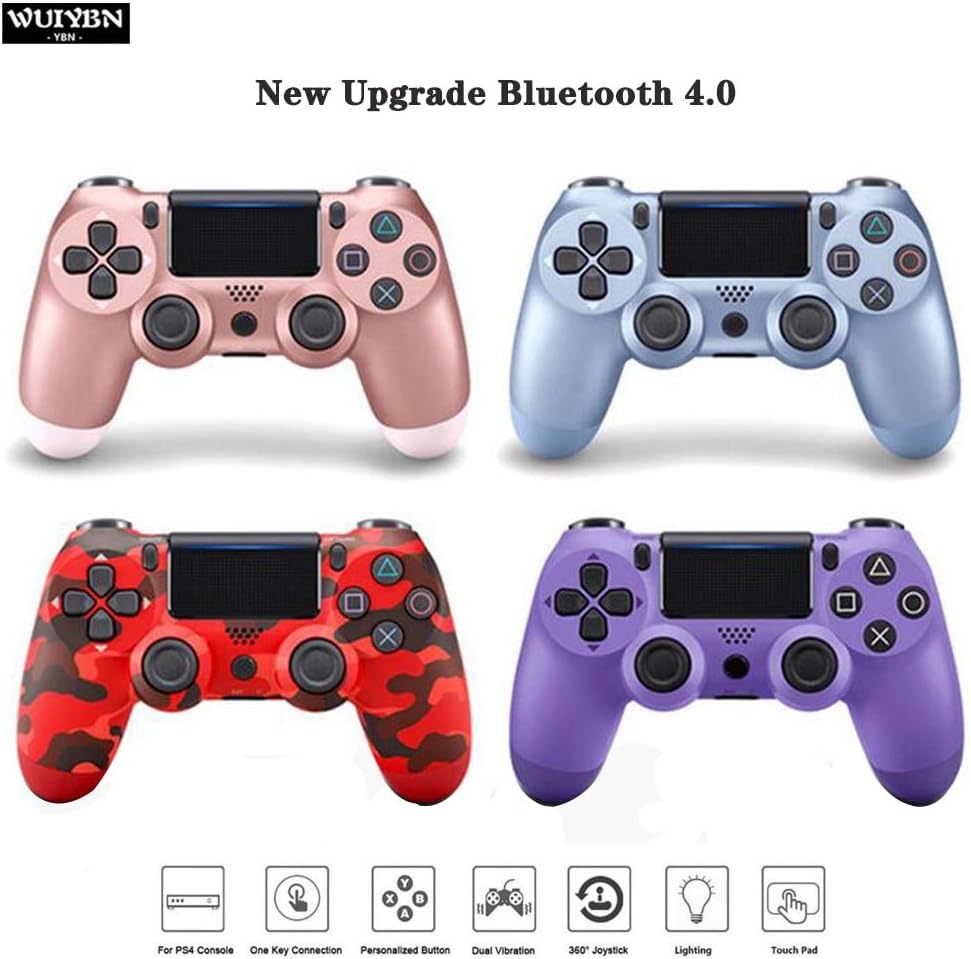 LJWL Gamepad For Wireless Ps4 Controller Bluetooth Gamepad Joystick, Suitable For Mobile Computer Game Console Pc