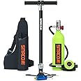 SMACO Scuba Tank Diving Gear for Diver 1L Mini Scuba Tank Small Diving Oxygen Cylinder up to 20 Minutes Dive Time Portable Diving Tank Kit for Underwater Exploration Emergency Rescue Pony Bottle S400