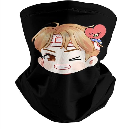 Multifunctional Headbands BTSCuteFanart Face Cover Windproof Neck