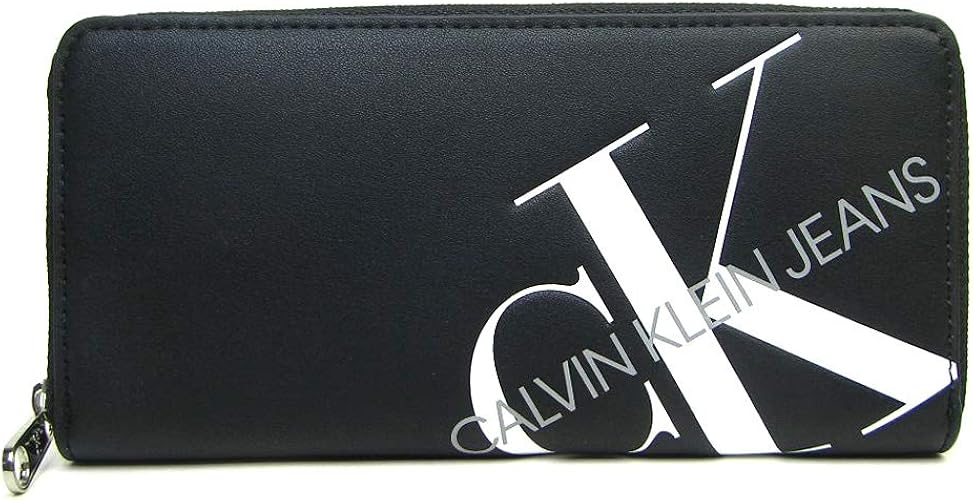Amazon カルバンクライン ジーンズ ラウンドファスナー長財布 ブラック Zip Around K60k s 並行輸入品 Ck Calvin Klein カルバンクライン 財布