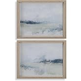 Uttermost 32338 Breezy Vista - Framed Landscape Print (Set of 2)-28.25 Inches Tall and 36.25 Inches Wide