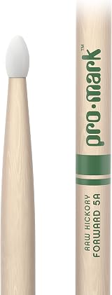 ProMark Classic Forward 5A Hickory Drumsticks Oval Nylon Tip 16in 0.551in view 2
