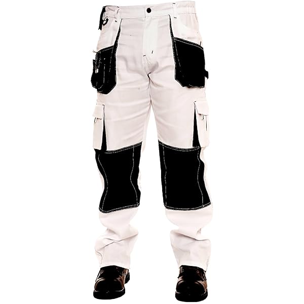 Amazon.com: SSS White Pants for Men Construction Decorators
