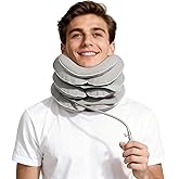 Cervical Neck Traction Device for Home Use, Inflatable Neck Stretcher for Instant Neck Pain Relief, Adjustable Neck Support Brace, Neck Decompression, Neck Extender