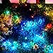 200 LED Solar String Lights 8 Modes 72ft, Satu Brown Fairy Waterproof Outdoor Decorative Lights for Garden, Patio, Yard, Home, Christmas Tree, PartiesTree, Parties (Multi-color)