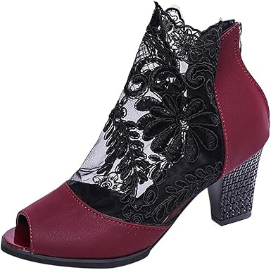 heels with flowers on top